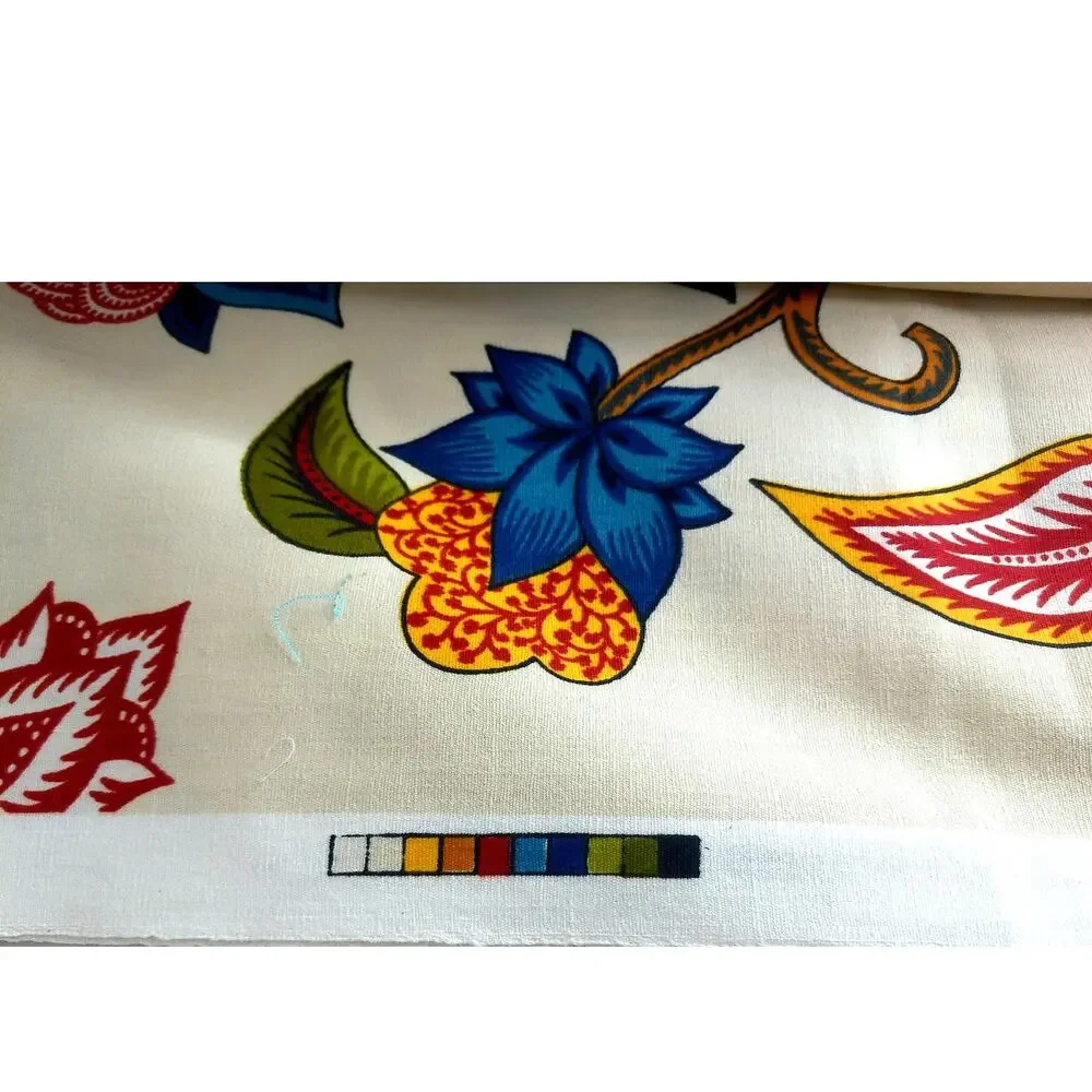 Vintage Waverly Screen Print Fabric Rambouillet The Place Vedome Collection